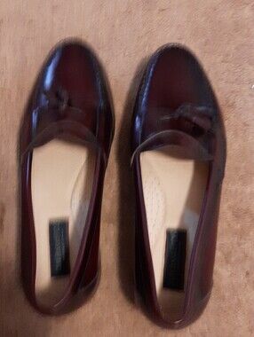 G.H. Bass & Co. Burgundy Tassel Loafers
